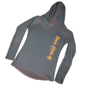 Iowa State Cyclones long sleeve hooded tee shirt.